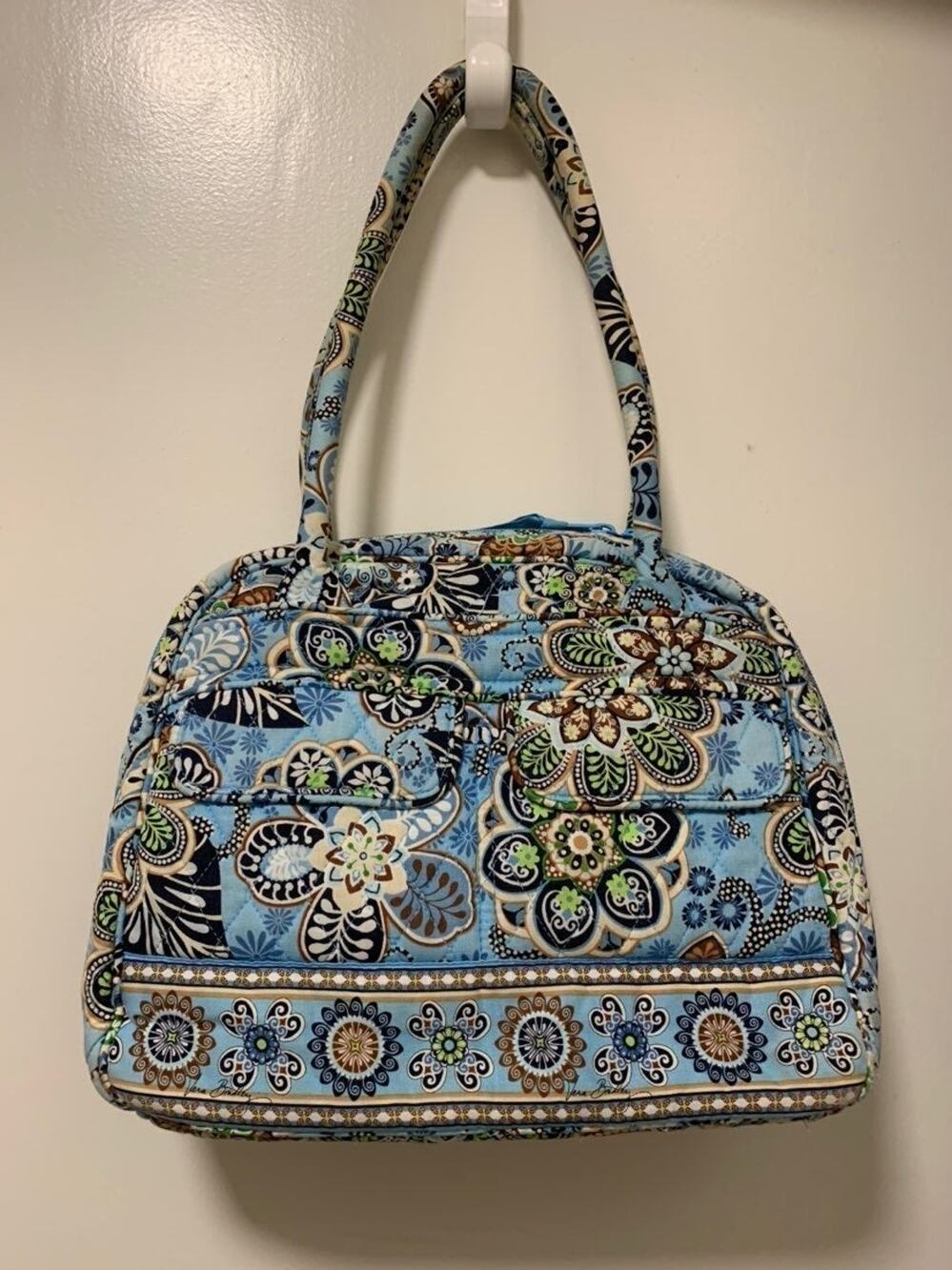 Vera Bradley Blue Bali Medalian Bag